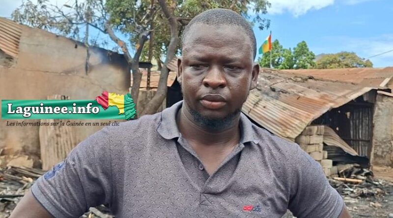 Incendie à Wanindara: Le cri de cœur de la victime Sékou Sacko